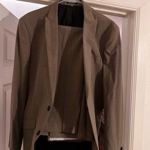 Express Suit Extra Slim Brown Jacket and Pants